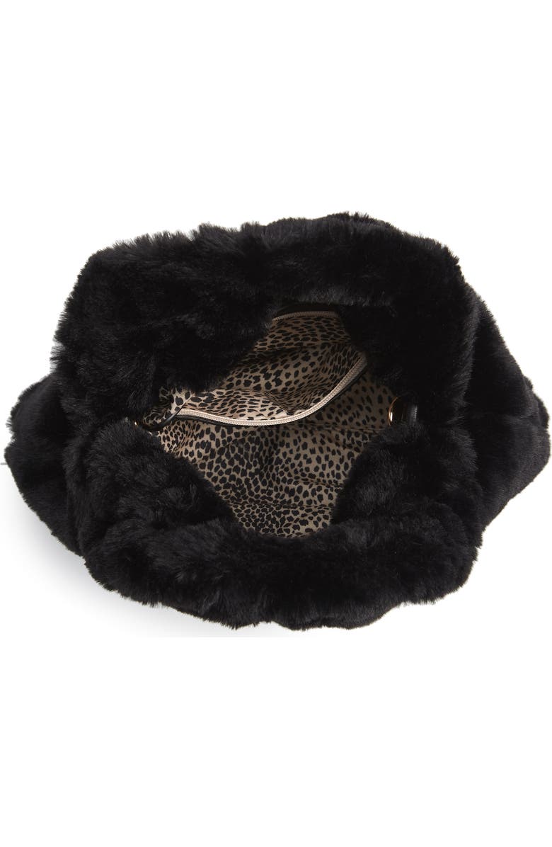 Sole Society Loray Faux Fur Bag, Alternate, color,