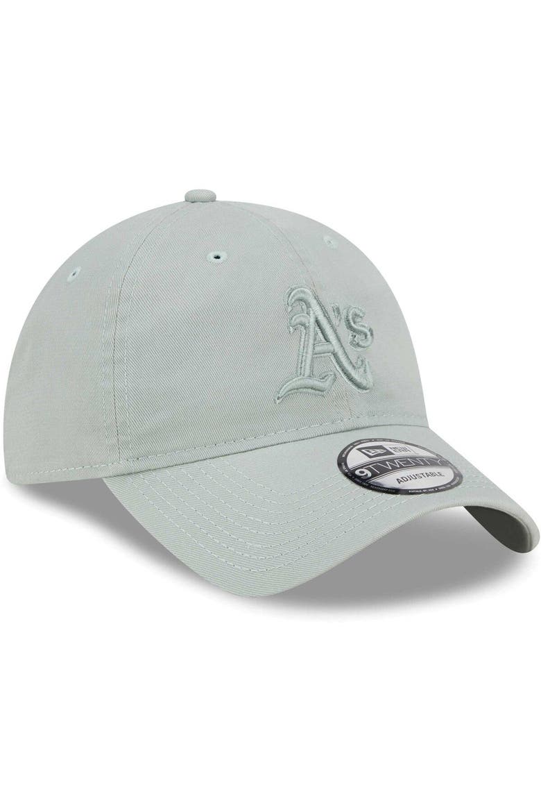 Men's New Era Green Oakland Athletics Color Pack 9TWENTY Adjustable Hat, Alternate, color, Green