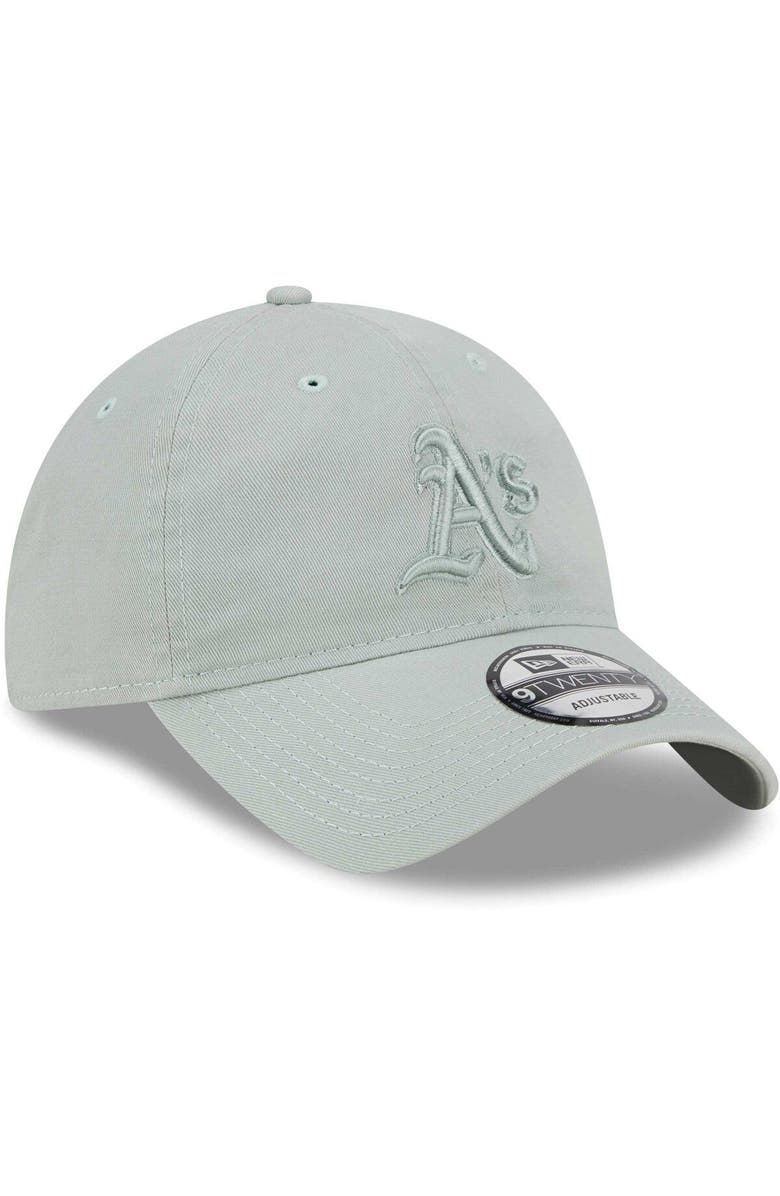 New Era Men's New Era Green Oakland Athletics Color Pack 9TWENTY Adjustable Hat, Alternate, color,