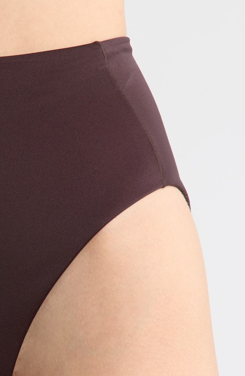 LEFT ON FRIDAY Hi Hi High Waist Bikini Bottoms, Alternate, color, Cold Brew