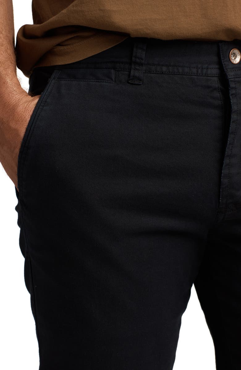 Rowan Raleigh Stretch Cotton Chino Pants, Alternate, color, Washed Black