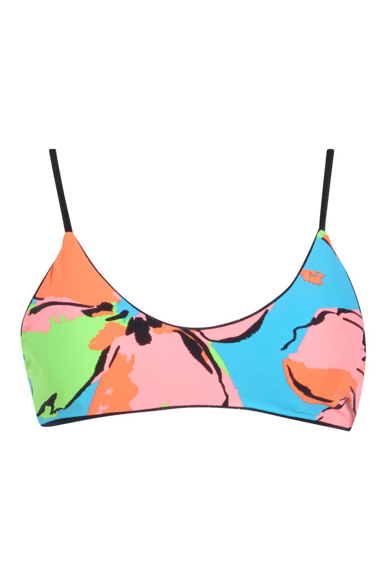 Liberties Scoop Neck Bikini Top, Alternate, color, BLUE