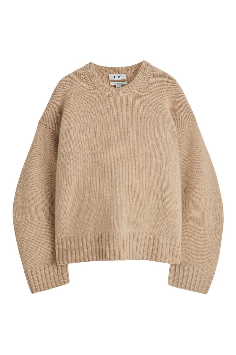 Chunky Cashmere Sweater, Alternate, color, BEIGE MEDIUM DUSTY