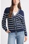  Navy- Ivory Fae Stripe