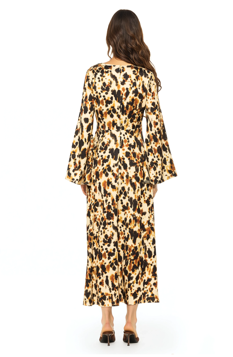 Alexia Admor Sage Dress, Alternate, color, Beige Abstract