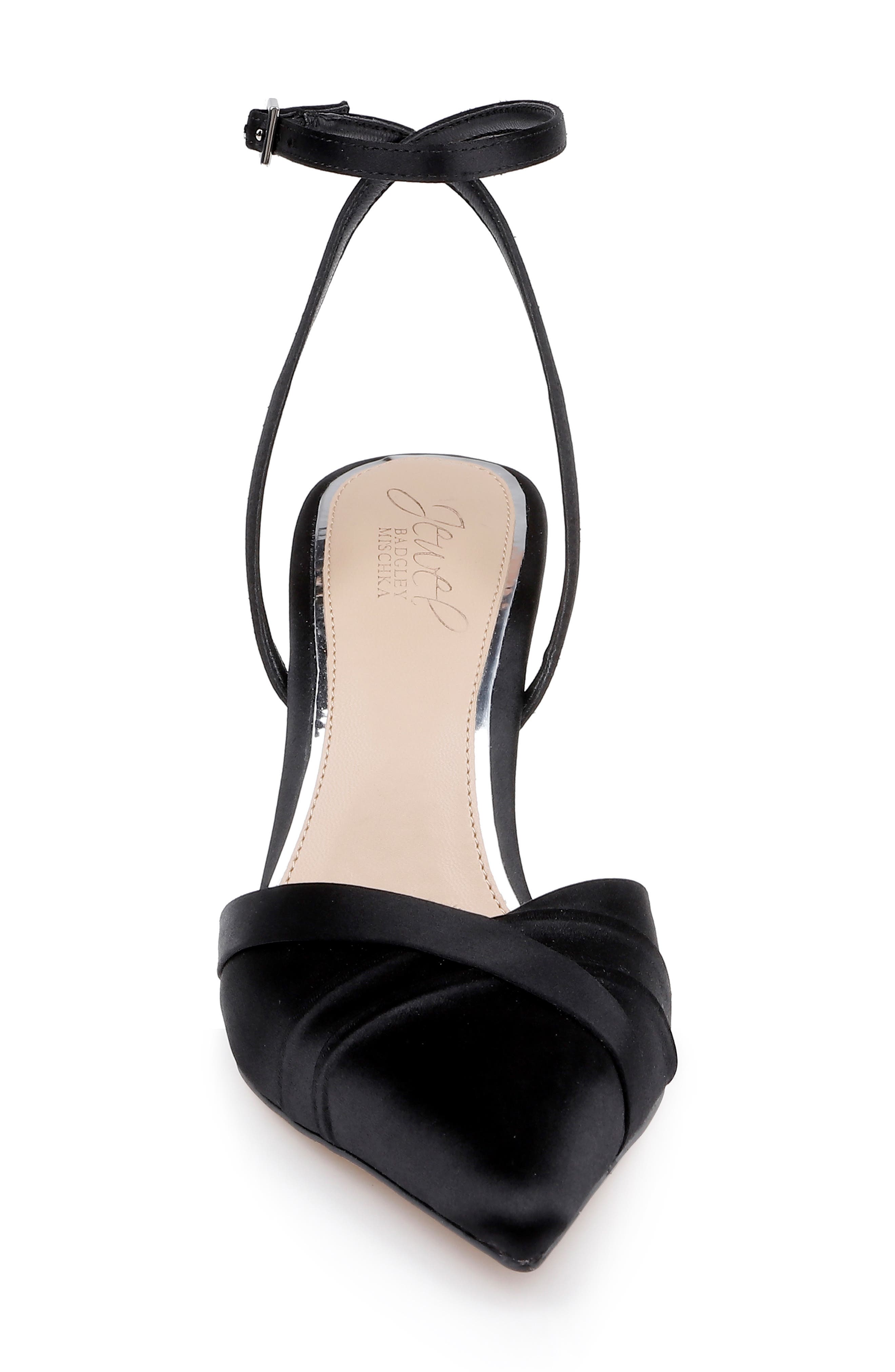 Jewel Badgley Mischka Parklyn Ankle Strap Pointed Toe Pump, Alternate, color, 