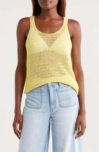 Madewell Linen Sweater Tank Top