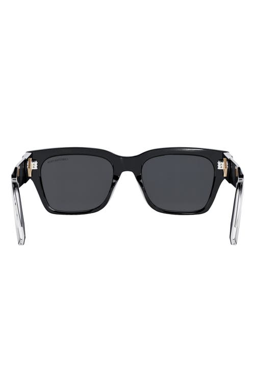 Dior Cd Diamond S6i Sunglasses In Black
