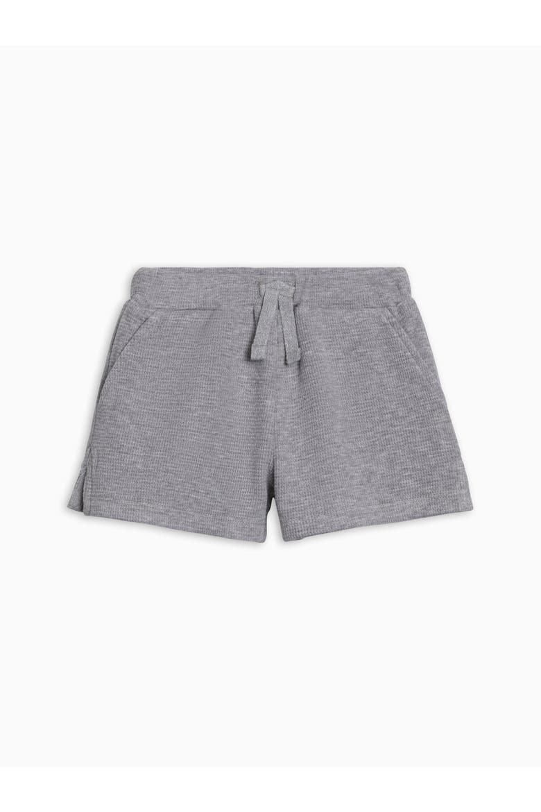 Avery Organic Waffle Shorts, Alternate, color, Ashen