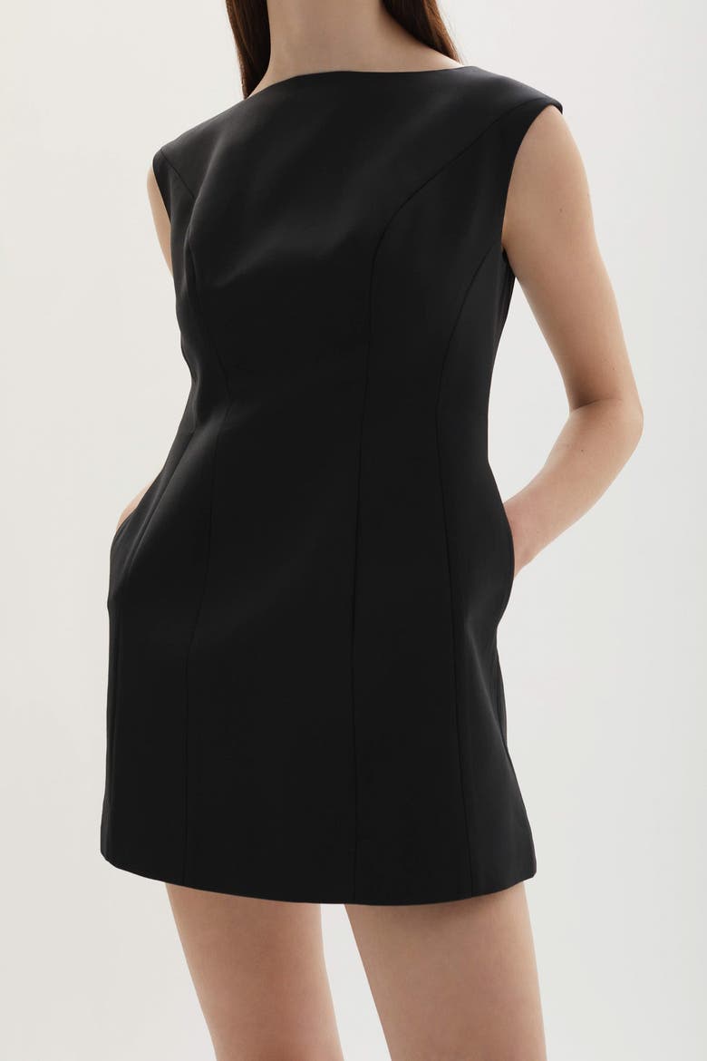 Kelli Mini Dress, Alternate, color, Black
