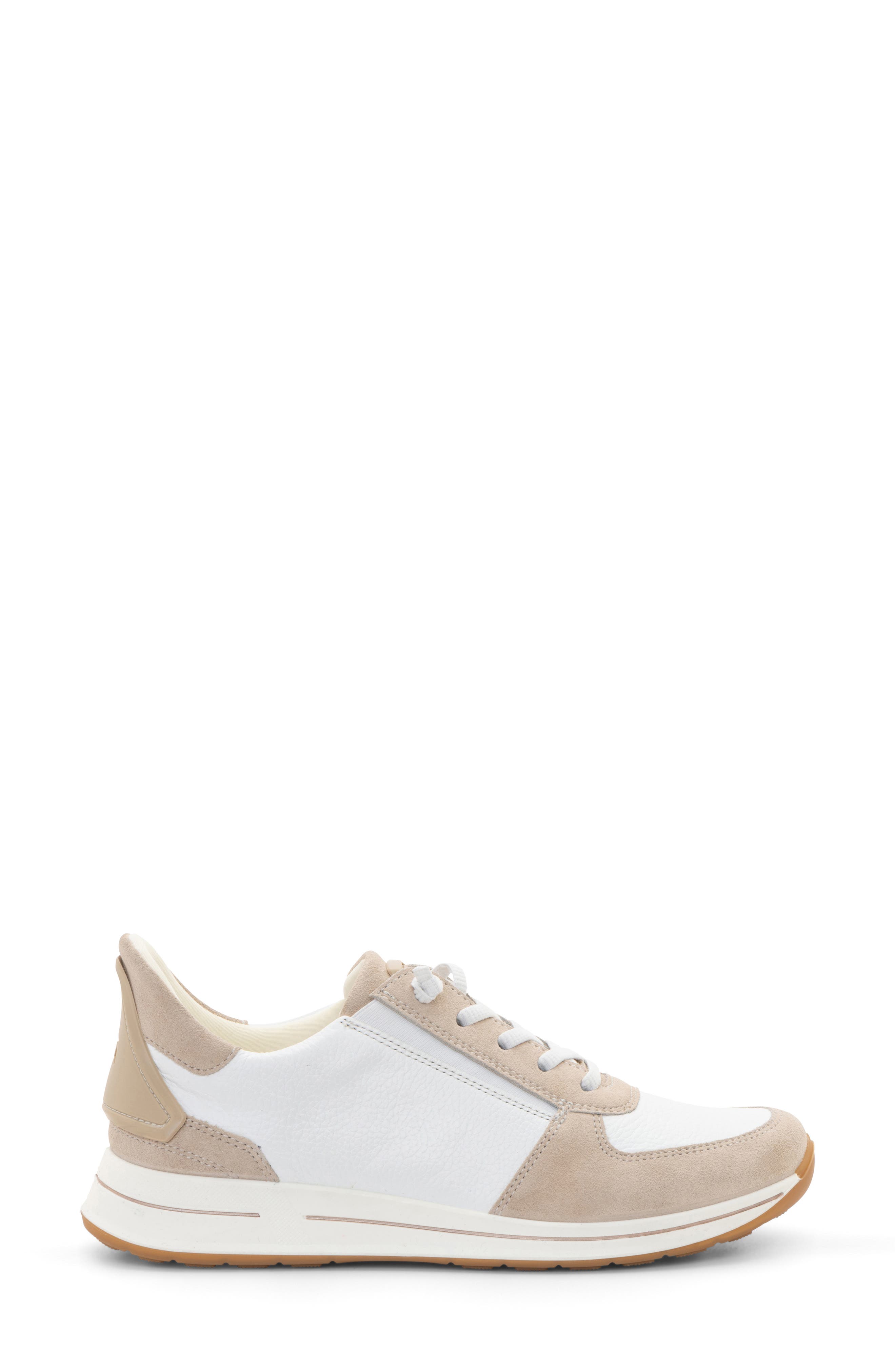 Ovation Sneaker, Alternate, color, WHITE/ SHELL