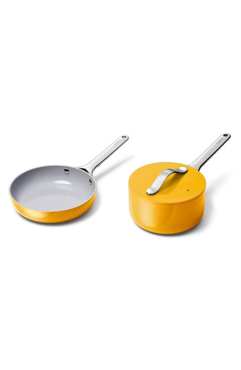 Nonstick Ceramic Mini Fry Pan & Sauce Pan Set