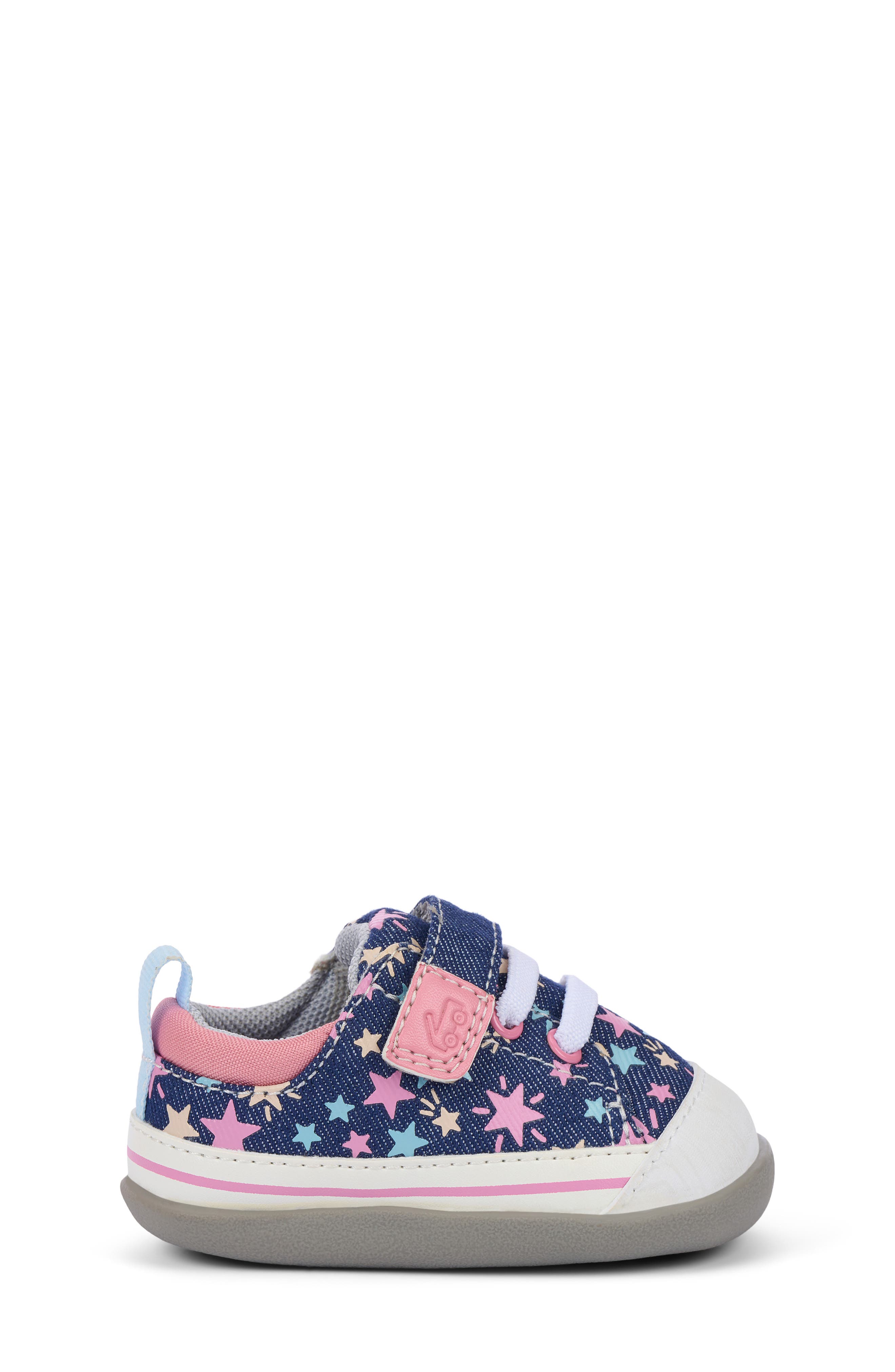 See Kai Run Kids' Mini Stevie Sneaker, Alternate, color, Navy Denim/Stars