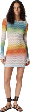 Missoni Shaded Viscose Lamé Mini Dress