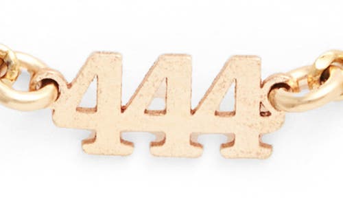 Set & Stones Angel Numbers Bracelet In Gold