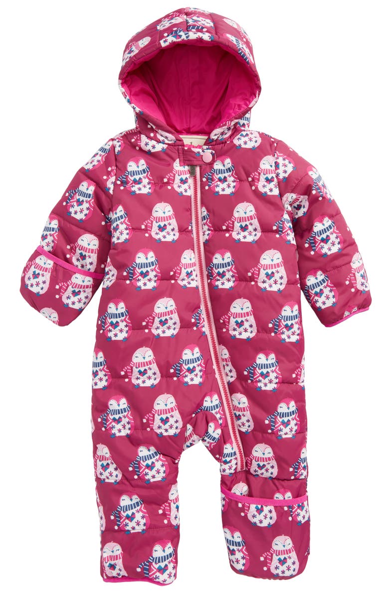Hatley Winter Bundler Quilted Water-Resistant Hooded Snowsuit, Main, color, 