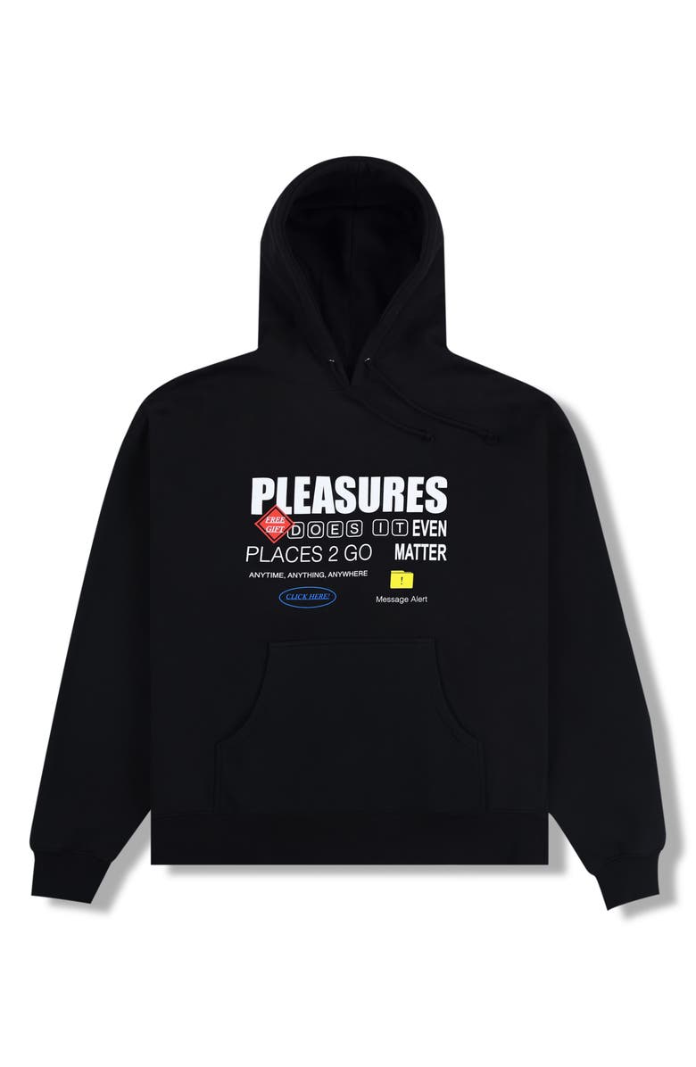 PLEASURES Grass Fed Graphic Hoodie, Alternate, color, 