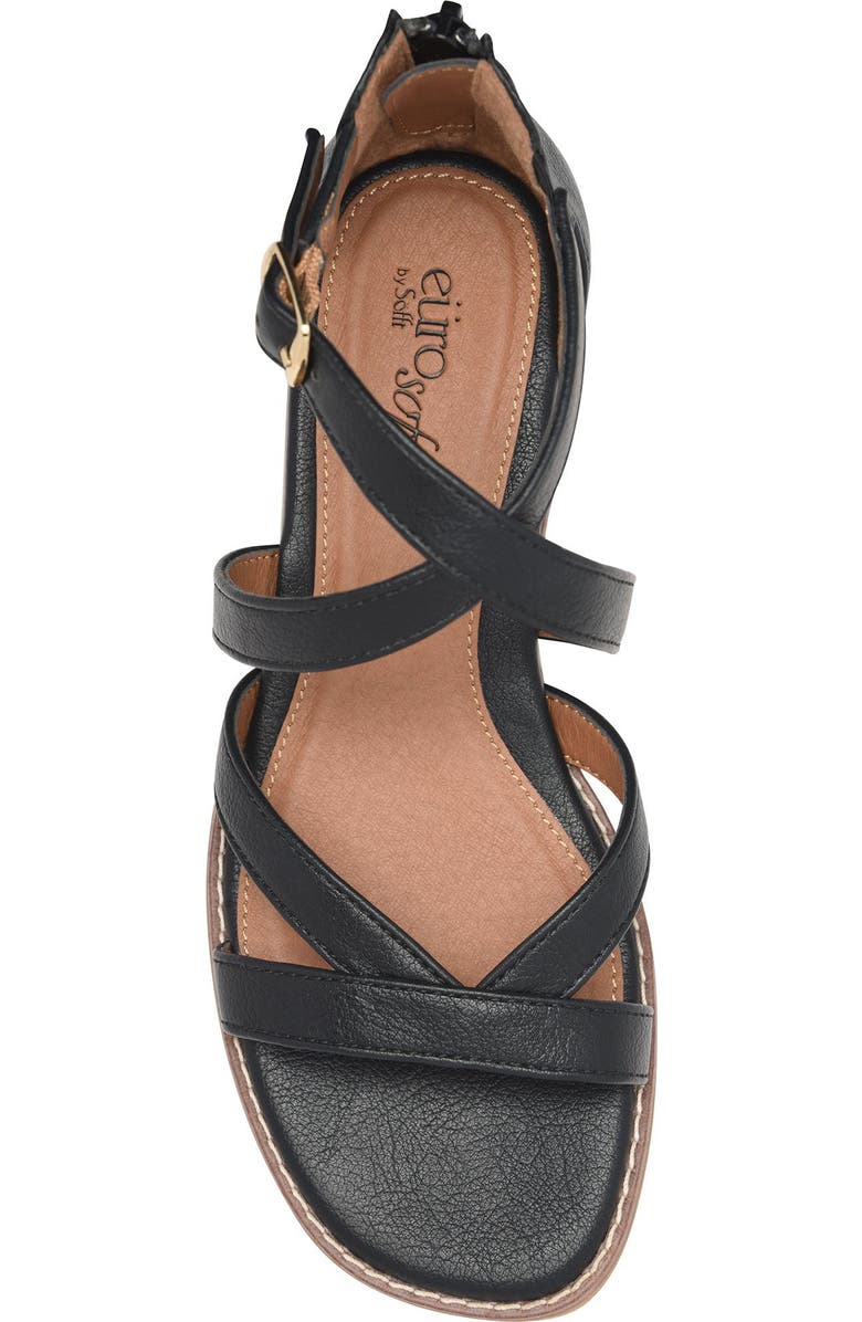 EUROSOFT Mysti Sandal, Alternate, color, Black