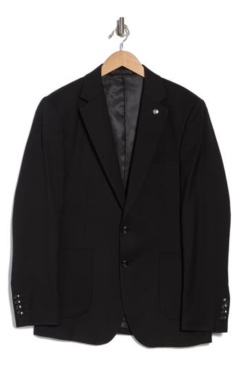 Tahari Slim Fit Sharkskin Blazer