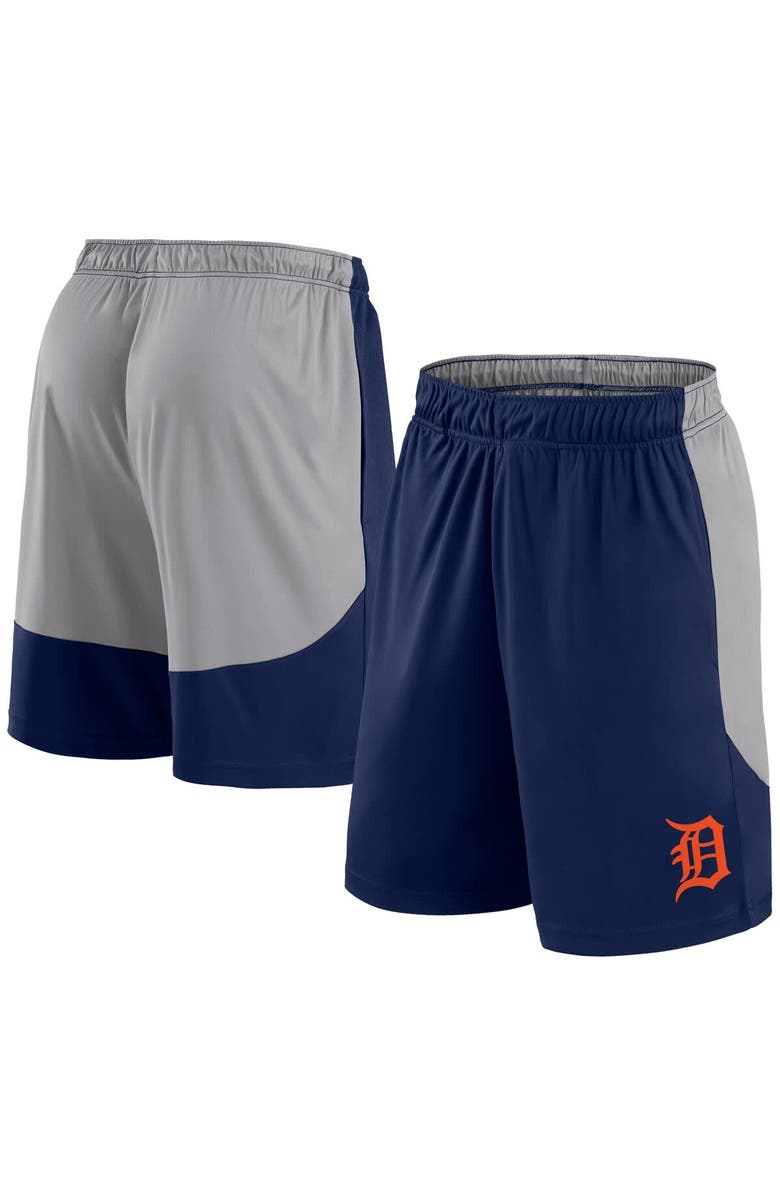 FANATICS Men's Fanatics Navy/Gray Detroit Tigers Go Hard Shorts, Alternate, color, Navy