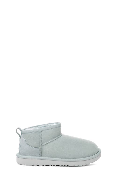 Ugg(r) Kids' Classic Ultra Water Resistant Genuine Shearling Mini Boot In Sea Foam