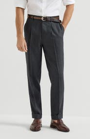 Brunello Cucinelli Chevron trousers