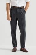 Brunello Cucinelli Chevron trousers