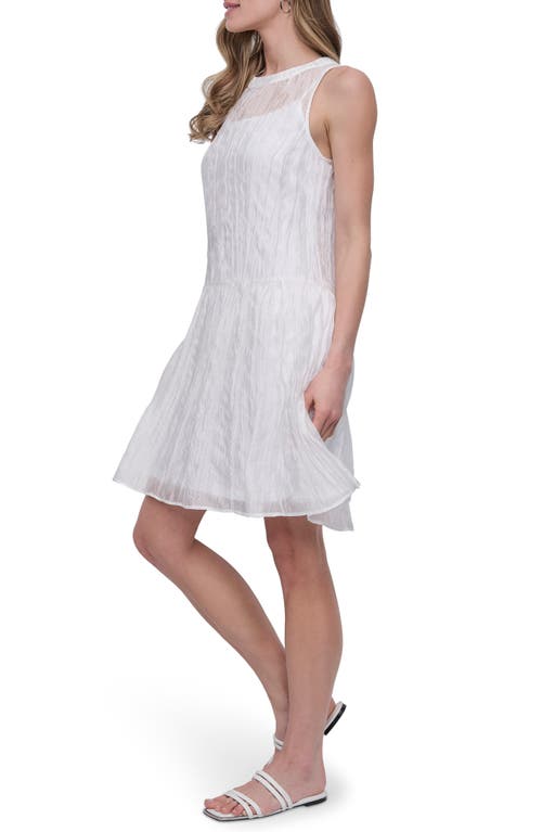 Dkny Organza Trapeze Dress
