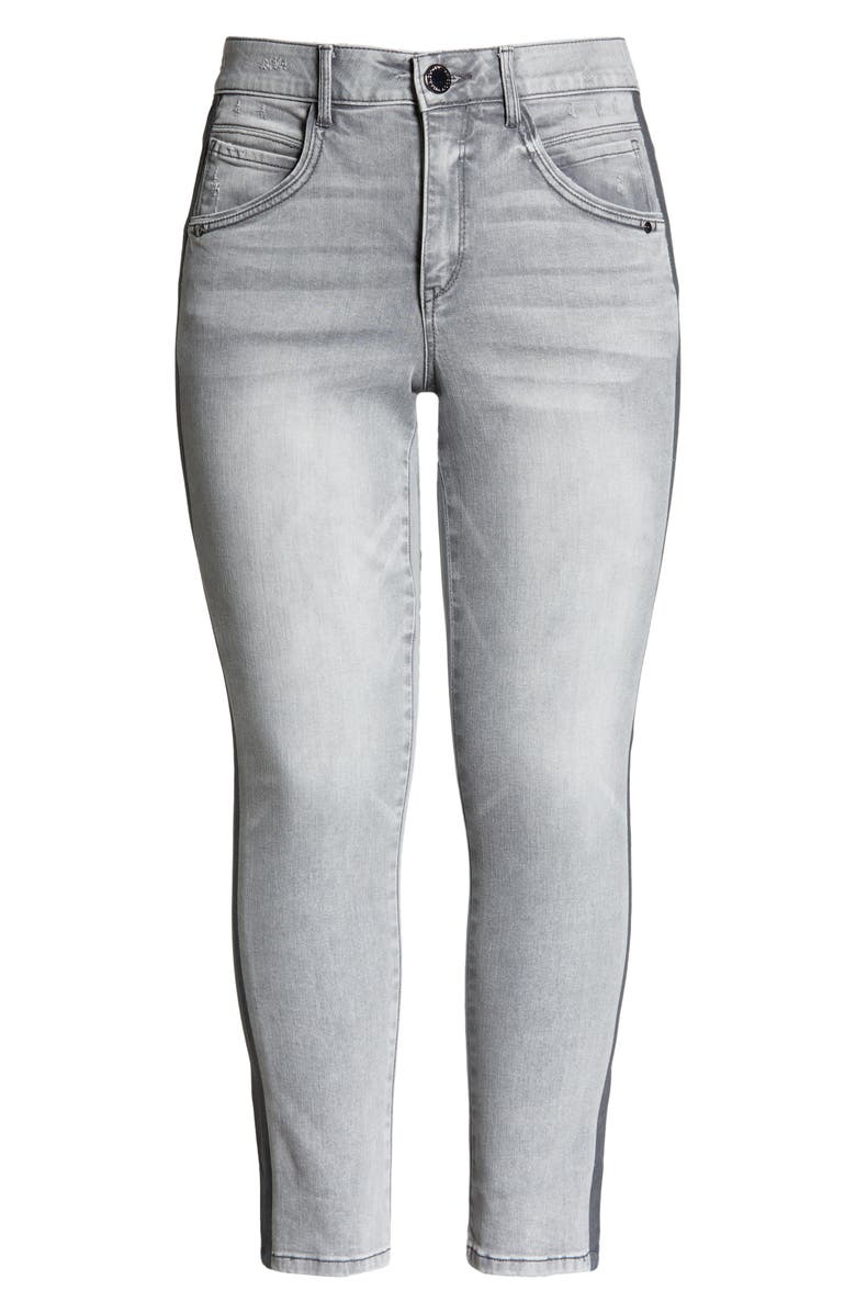 Wit & Wisdom 'Ab'Solution Stretch Skinny Crop Jeans, Alternate, color, Light Grey Vintage