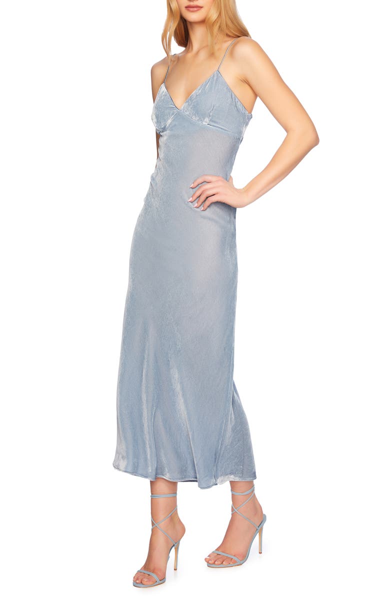 Susana Monaco Velvet Slipdress, Alternate, color,