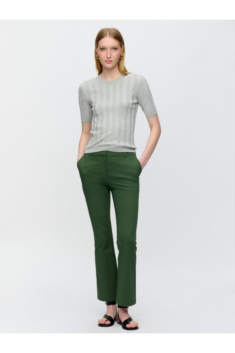 Mila Cropped pant, Alternate, color, Military