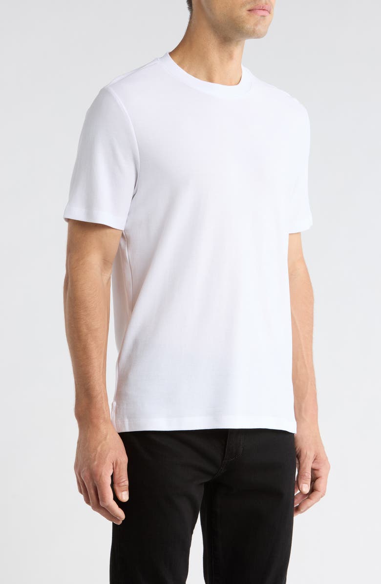 Robert Barakett Sorrel Cotton Blend Piqué T-Shirt, Alternate, color, White