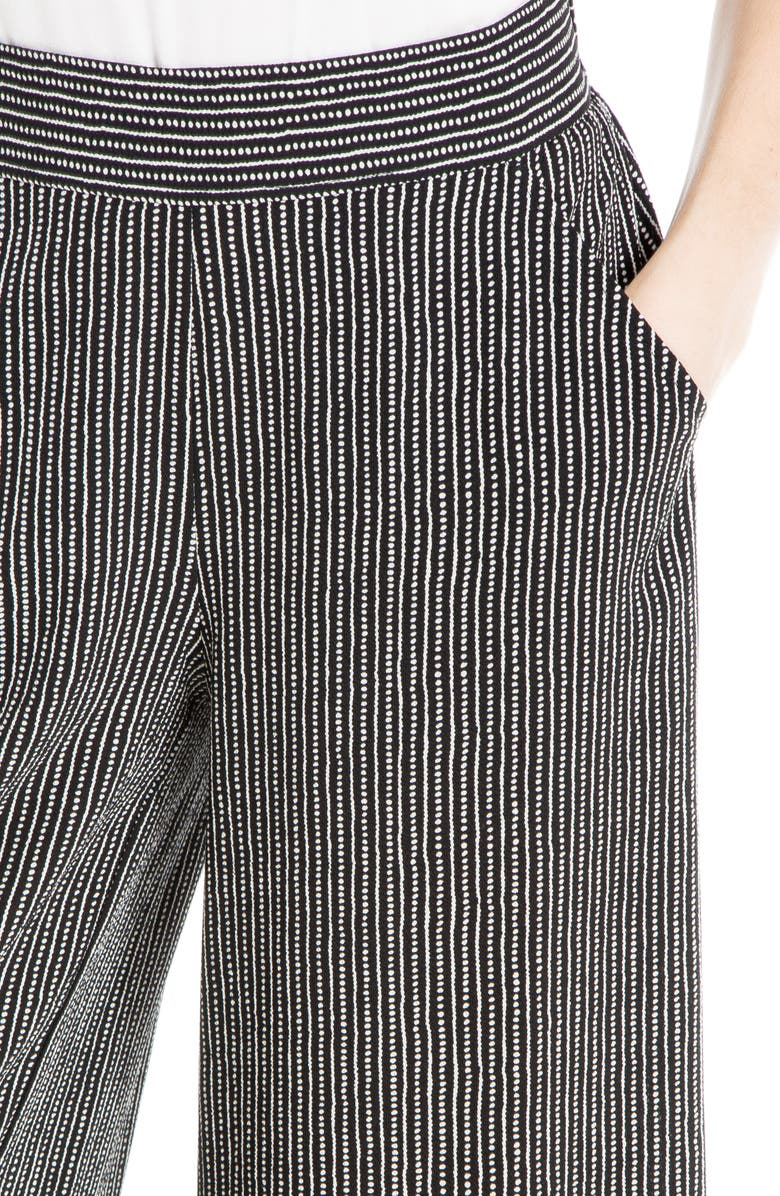 MAX STUDIO Crop Wide Leg Crepe Pants, Alternate, color, 