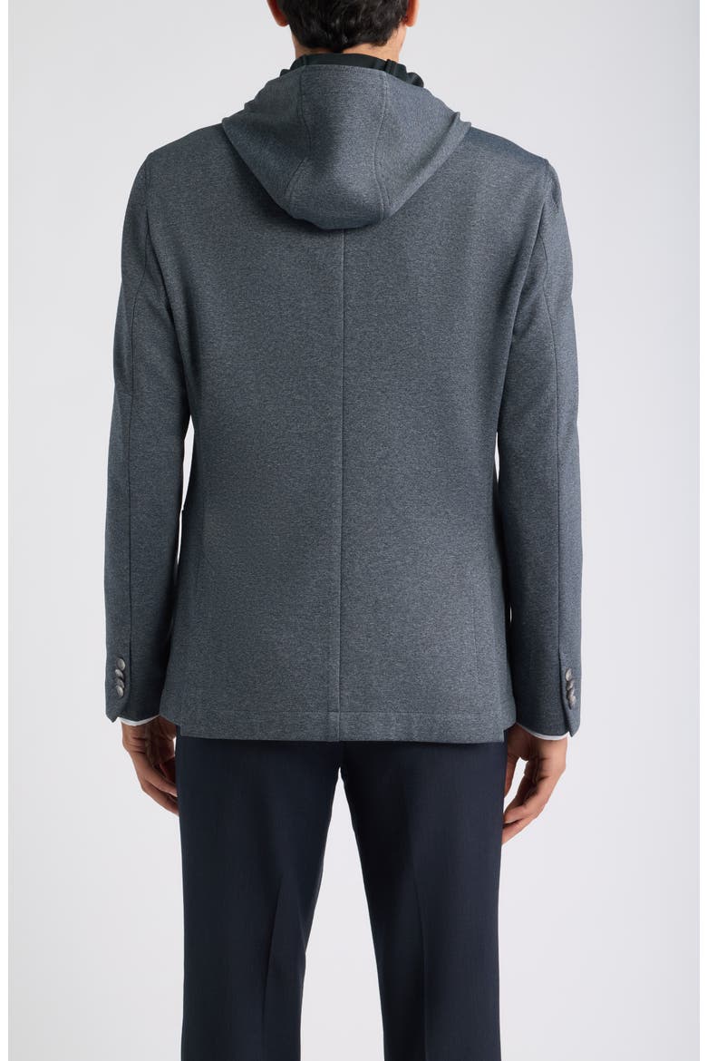 Hanry Jersey Sport Coat with Hooded Bib, Alternate, color, OPEN BLUE