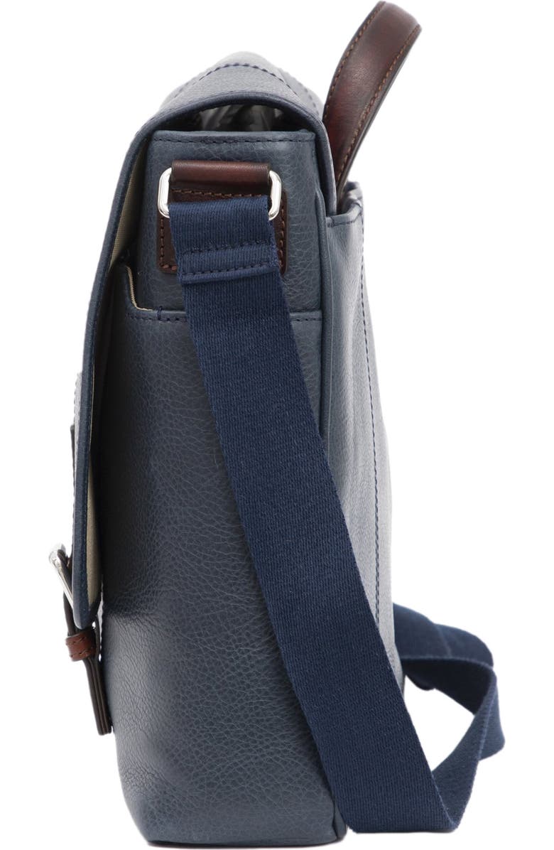 PinoPorte Nino Leather Messenger Bag, Alternate, color,