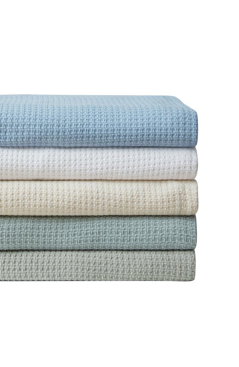 Tommy Bahama Bahama Coast Cotton Blanket, Alternate, color, Coastal Blue