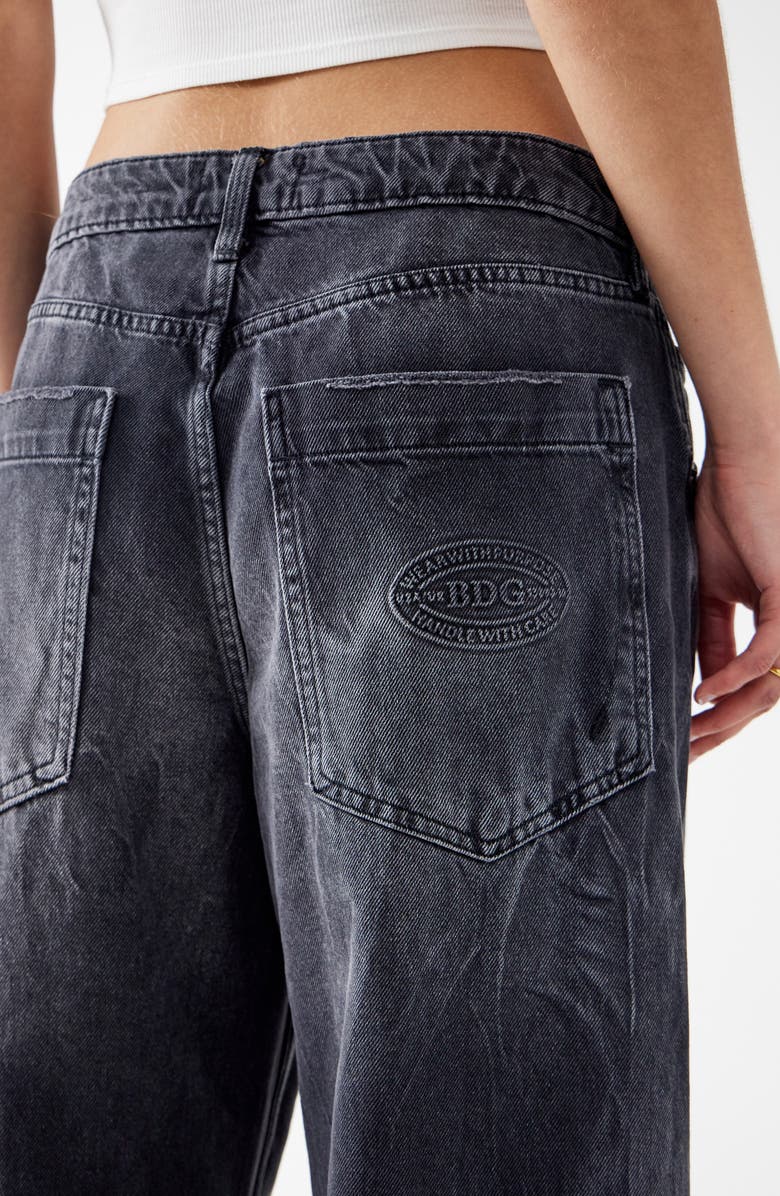 BDG Urban Outfitters Jaya Low Rise Wide Leg Jeans, Alternate, color, Black