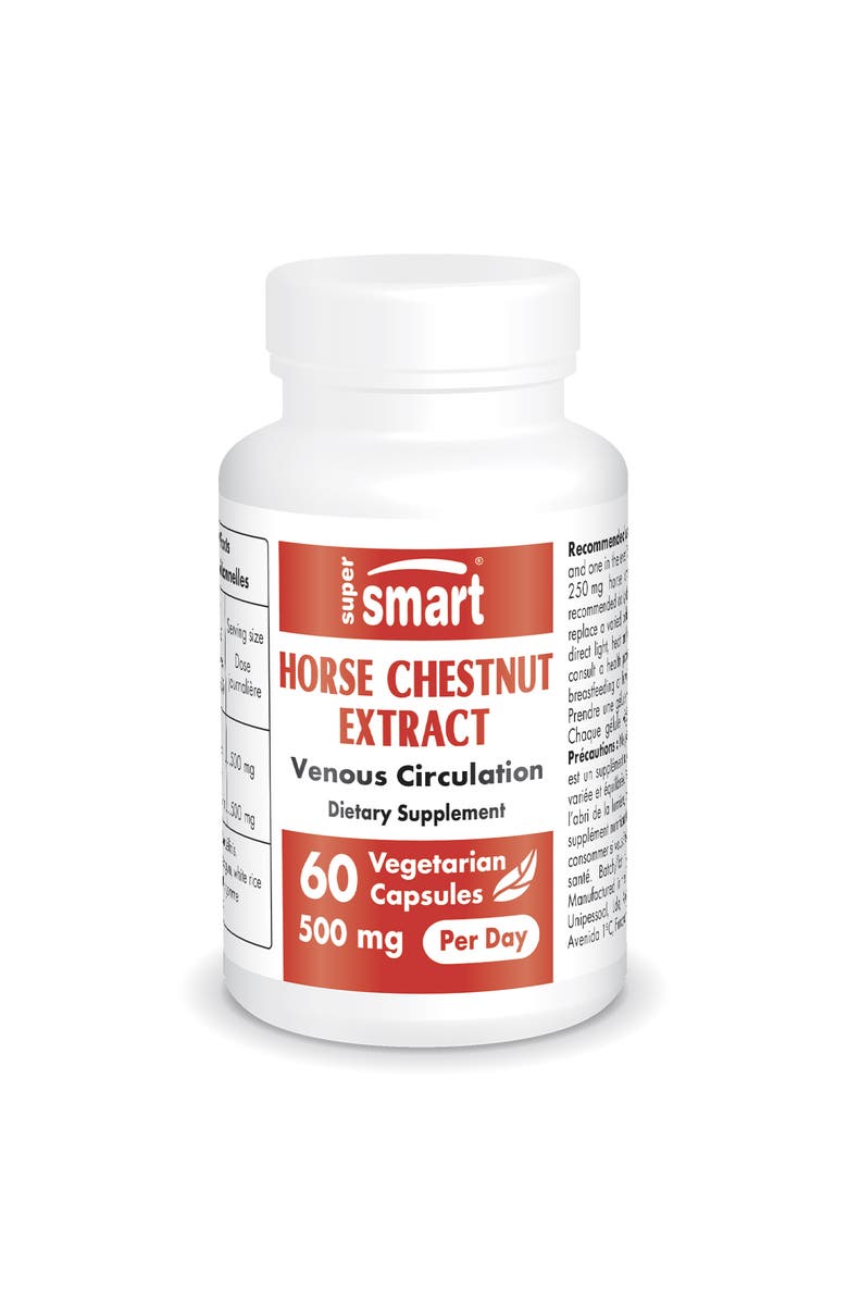 SuperSmart Horse Chestnut Extract 500mg, Main, color, NO COLOR