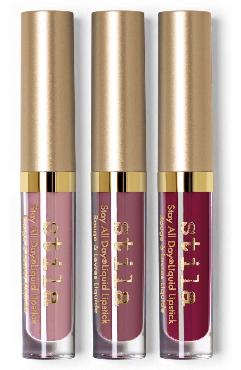 Stila play it cool stay all day liquid lipstick set, Alternate, color, 