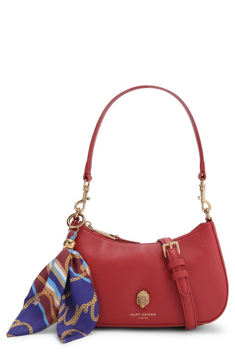 Sloane Leather Hobo Crossbody Bag