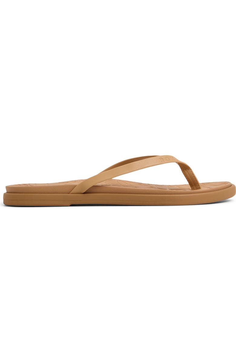 Roxy Calabasas Flip Flop, Alternate, color, Tan