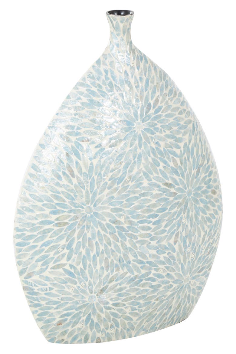 Mother of Pearl Vase, Alternate, color, LIGHT BLUE