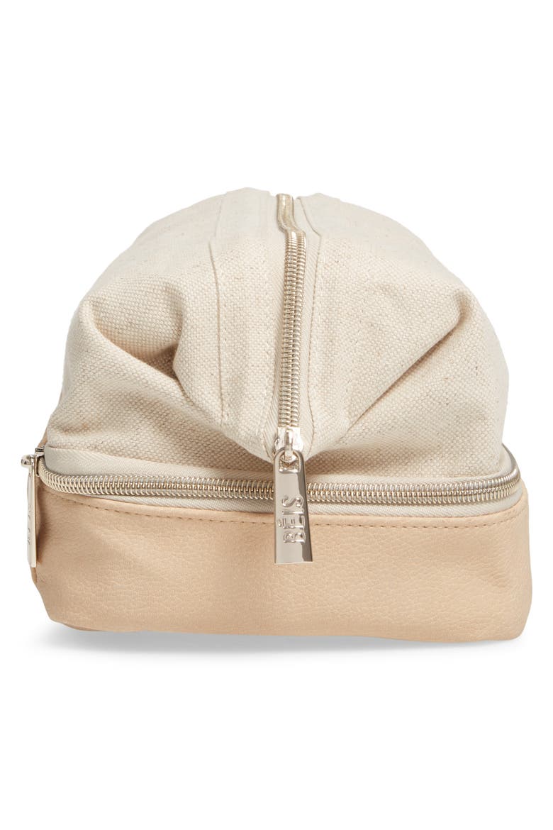 The Dopp Cosmetics Case, Alternate, color, BEIGE