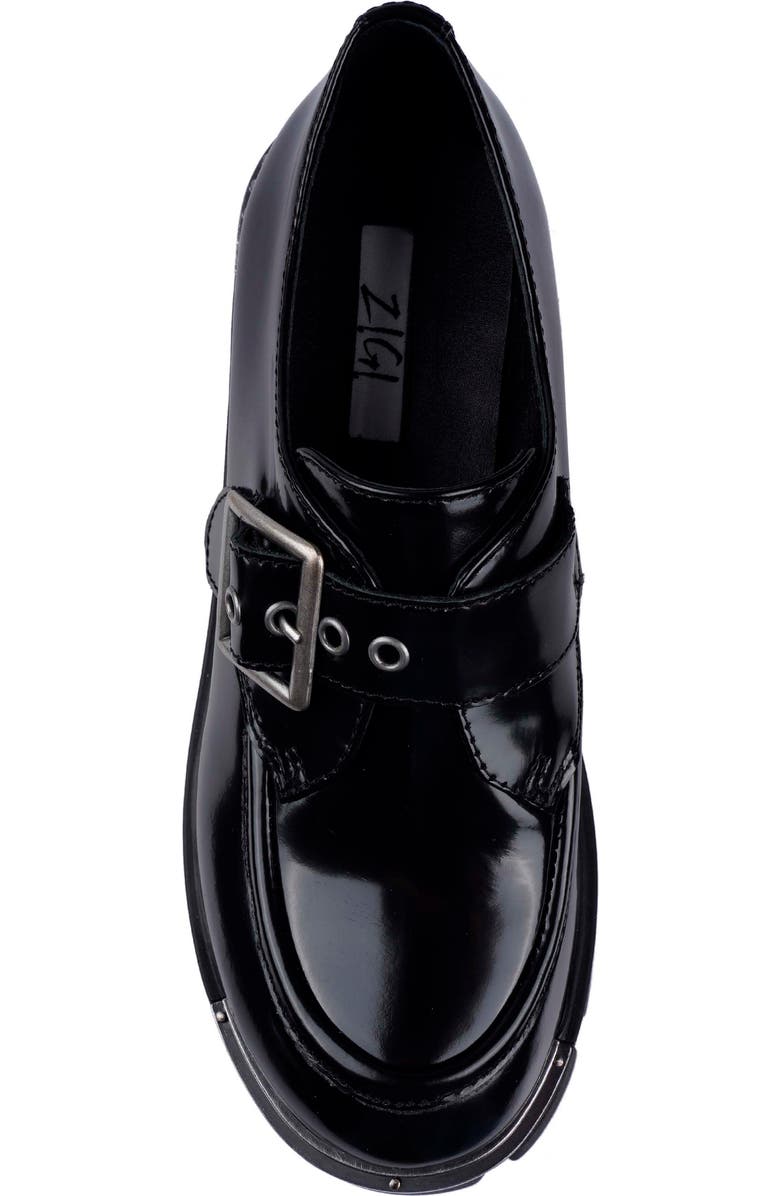 ZIGI Xiomara Platform Monk Strap Shoe, Alternate, color, Black