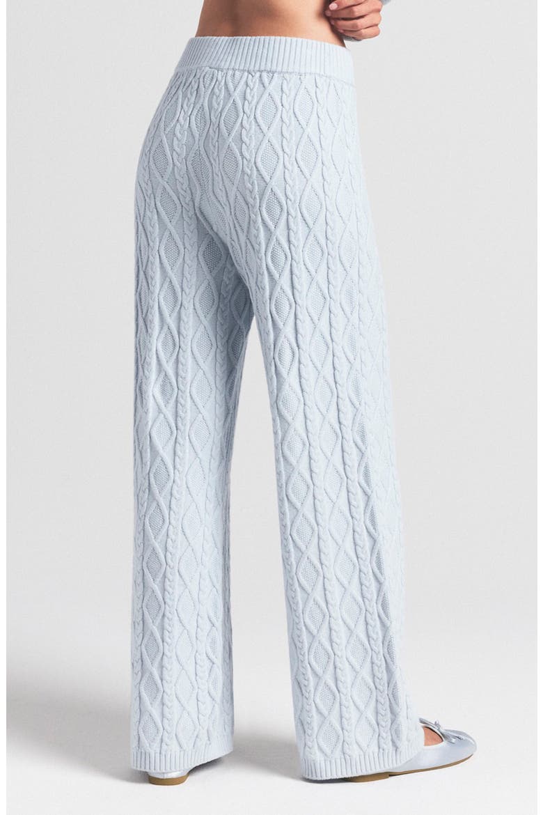 Snow Bunny Straight Leg Pants, Alternate, color, ZEN BLUE