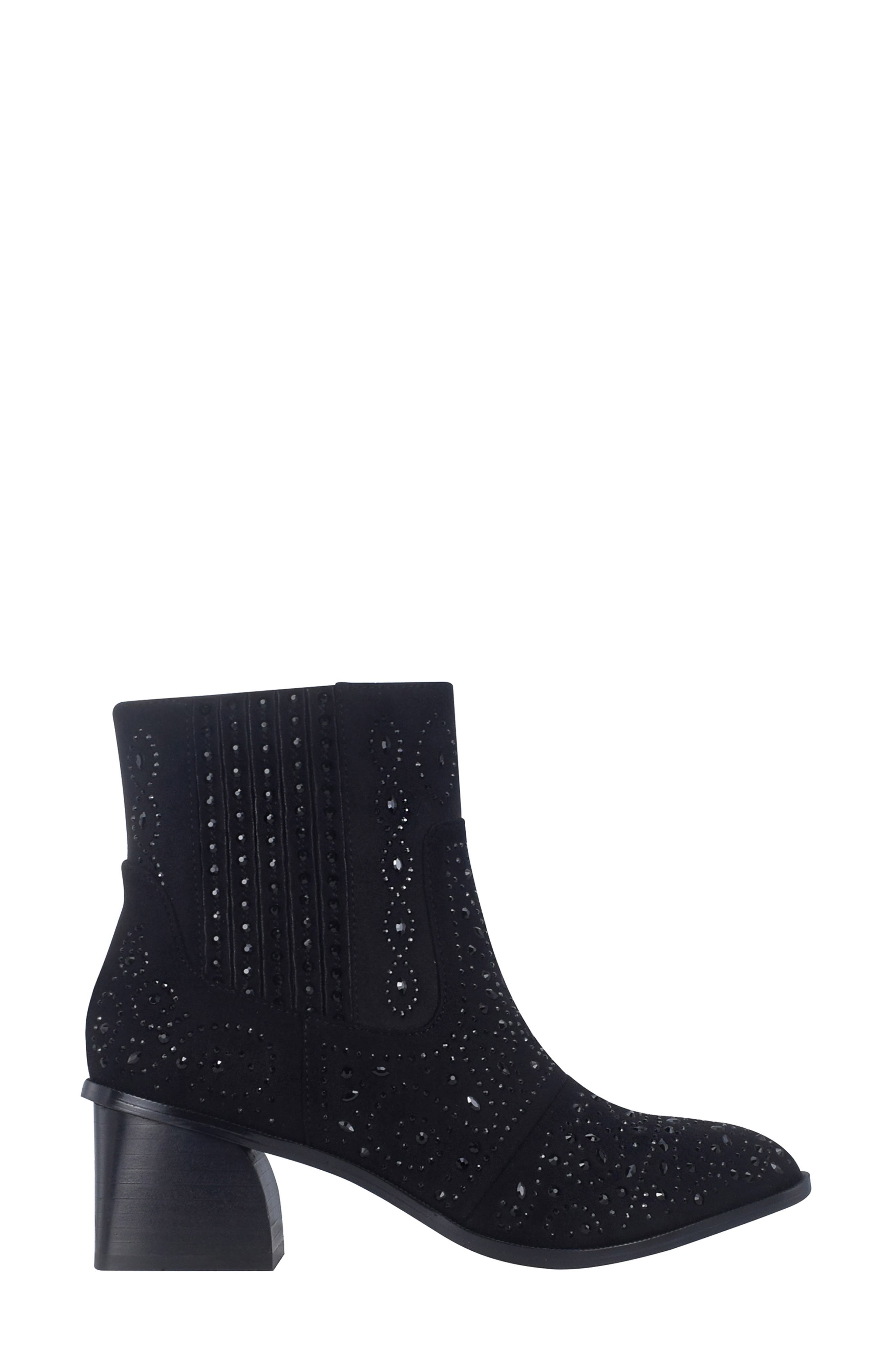 Impo Jackie Rhinestone Block Heel Bootie, Alternate, color, 