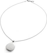 Monica Vinader Deia Pebble Locket Necklace