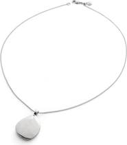 Monica Vinader Deia Pebble Locket Necklace