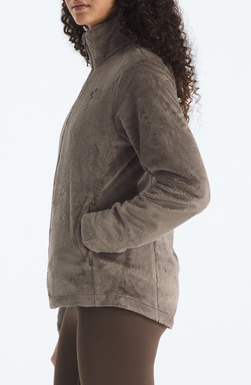 The North Face Osito Zip Fleece Jacket In Brown