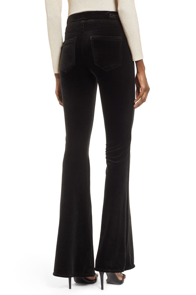 Velvet Flare Pants, Alternate, color, THE GRAND DAME